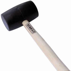 Provide Black Rubber Hammer With Logo